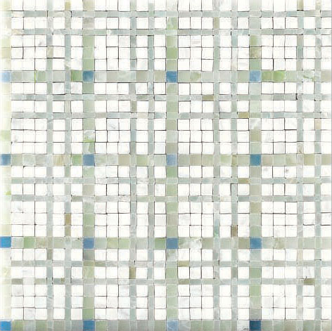 MBJ612<br>Jade Mosaic Tile on 12 x 12 Mesh MBJ612<br>Jade Mosaic Tile on 12 x 12 Mesh