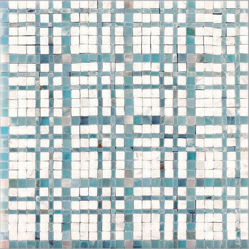 MBJ614<br>Jade Mosaic Tile on 12 x 12 Mesh MBJ614<br>Jade Mosaic Tile on 12 x 12 Mesh