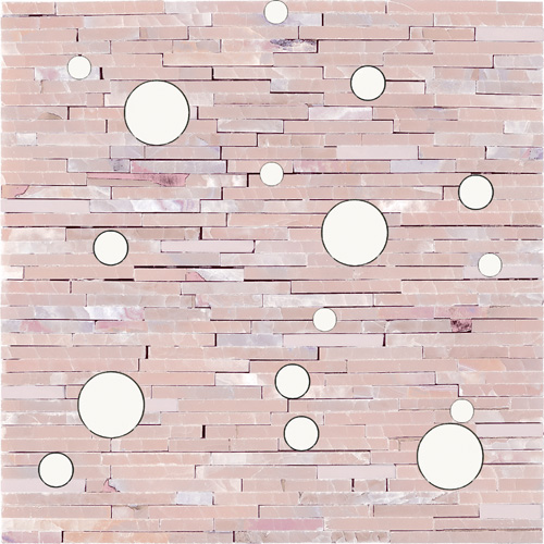 MBJ712<br>Jade and Marble Mosaic Tile on 12 x 12 Mesh MBJ712<br>Jade and Marble Mosaic Tile on 12 x 12 Mesh
