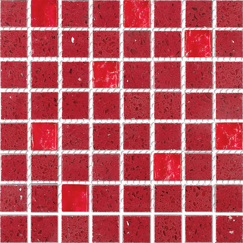 MBS105<br>Glass and Stone Mosiac on 12 x 12 Mesh MBS105<br>Glass and Stone Mosiac on 12 x 12 Mesh