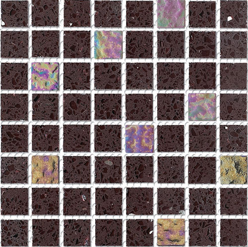 MBS106<br>Glass and Stone Mosiac on 12 x 12 Mesh MBS106<br>Glass and Stone Mosiac on 12 x 12 Mesh