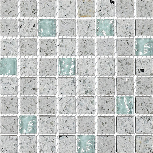 MBS101<br>Glass and Stone Mosiac on 12 x 12 Mesh MBS101<br>Glass and Stone Mosiac on 12 x 12 Mesh
